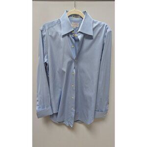 Cuzzens Light Blue Long-Sleeve Button-Down Shirt